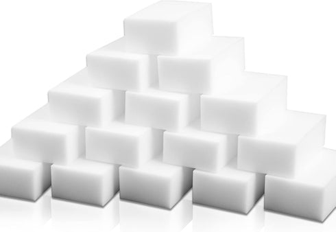 Magic Sponge Eraser 100 Pack, Extra Thick Melamine Sponges in Bulk for Multi Surface Power Scrubbing - Bathtub, Floor,