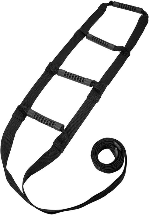 ZHDLdpUS Bed Ladder Assist, Adjustable Rope Bed Ladder Strap Bed Rope Ladder Helper Rope Ladder Help to Get Out of Bed