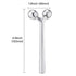 Tekson Facial Roller Massager - 3D Metal Face Massage Tool for Reducing Puffiness, Eye Wrinkles, Anti-Aging, Skin
