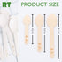 RT Disposable Wooden Tableware, 200 Pieces Natural Wooden Ice Cream Spoons, 4.3 Inches