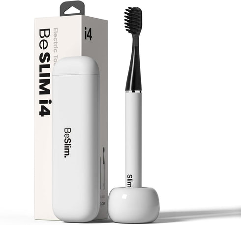 MIPOW i4 Sonic Electric Toothbrush, Ultra Slim Rechargeable Ultrasonic Smart Tooth Brush with Free Travel Case &