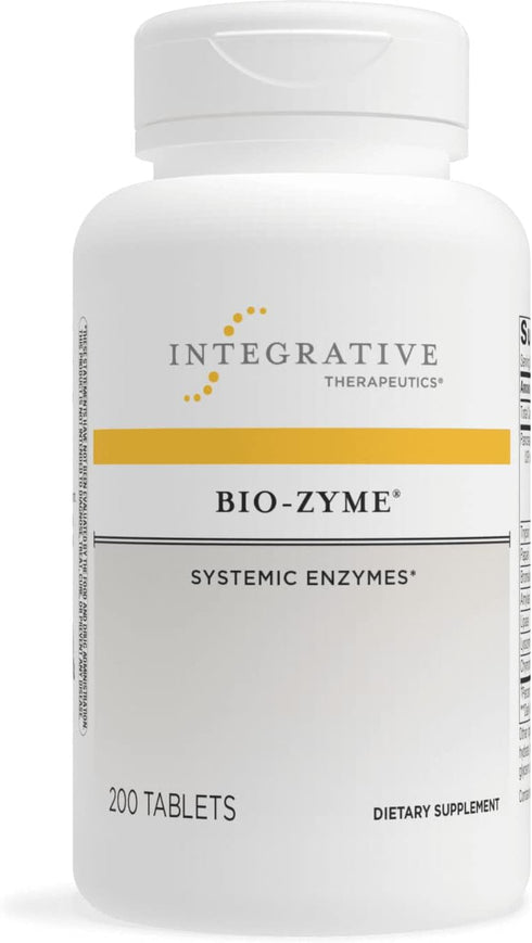 Integrative Therapeutics Bio-Zyme, Systemic Enzymes for Digestive Support, Full-Strength Pancreatic Enzyme Complex, 200