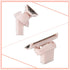 Razor Replacement Heads for Flawless Nu Razor, Rose Gold Plated Body, Hair Remover Replacement Head (2 Count)