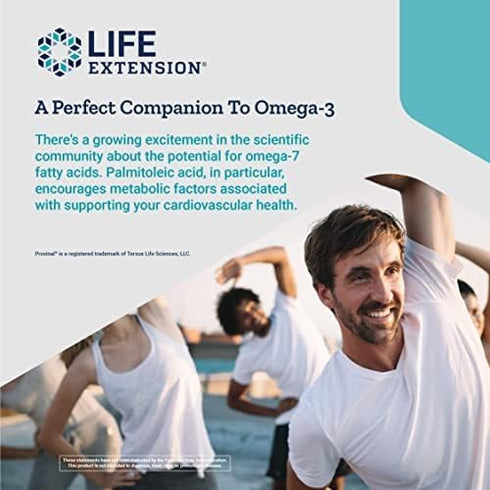 Provinal Purified Omega-7, Daily Essential Omega 7 Fatty Acids Supplement, 30 Softgels for Heart Health