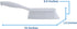 Vikan 45875 Bench Cleaning Brush, Soft Bristle Dustpan Brush & Sweeper with Handle, 14-Inch, White