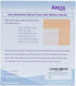 Areza Medical Silicone Foam Wound Dressing - Super-Absorbent Layer, Waterproof, Sterile - 6" x 6", 5 PCS