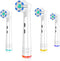Replacement Toothbrush Heads for Oral B Electric Toothbrushes, 4PCS Soft Ultrathin Bristles for Pro Gum Care