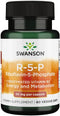 Swanson R-5-P (Riboflavin-5-Phosphate) - Vitamin B2 Supplement for Energy, Metabolism & Vision Health (60 Capsules)
