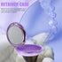Healifty Portable Dental Retainer Box Dental Braces Case Practical Invisible Denture Case Dental Mouth Guard Case with Mirror Oral Care Box (Violet)