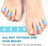 Povihome Gel Toe Separator, Pinky Toe Spacers for Overlapping Toe, Little Toe Cushions (12 Pack)