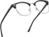 Blue Light Blocking Glasses Vintage Half Frame UV Clear Lens Anti Eyestrain