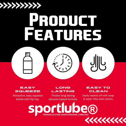 Premium Silicone Lubricant (8.1oz), Personal Sexual Lubrication for Men and Women, Long Lasting, Hypoallergenic