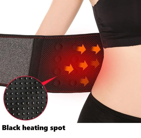 Self Heating Magnetic Therapy Lower Back Brace for Men Women, Adjustable Lumbar Support Belt for Sciatica Pain Relief