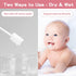 60Pcs Baby Tongue Cleaner, Disposable Baby Toothbrush, Soft Gauze Oral Cleaning Stick for 0-36 Month Baby