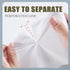 108 Count Small Trash Bags, 2.6 Gallon White Liners for Bathroom Office Bedroom Kitchen