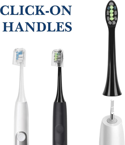 Linkidea Replacement Electric Toothbrush Head, 8 Pack, Soft Brush Heads Compatible with Philips Sonicare