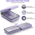 OUVBTX 8 Travel Pill Organizer with Blank Labels, Weekly Pill Box, Large Compartments Medicine Organizer