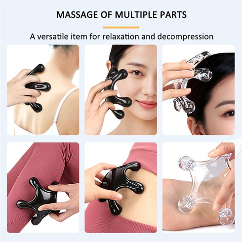 Jocaluyia 2 5 Trigger Point Massage Tools, PCS Legged Manual Full Body Massagers, Deep Muscle Tissue Massager, Handheld