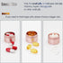 Portable Daily Pill Case, Heavy Duty Aluminium Alloy Round Pill Box, Waterproof Travel Organizer for Outdoor Camping