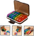 TOPPERFUN 7 Weekly Pill Organizer with Distinct Compartments Portable Travel Medicine Case with Reminder for Morning
