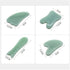 MESKEL Set 4) Gua sha Scraper Board Natural Jade Guasha Stone Board Facial Eye Guasha Plate Jade Face Massager Scraper