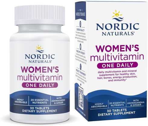 Nordic Naturals Womens Multivitamin One Daily - Skin, Hair, Energy, & Bone
