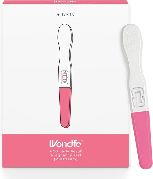Wondfo Early Result Pregnancy Test Sticks-6 Days Before Missed Period-Rapid Detection at