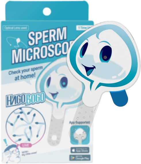 Hagobogo Swimmers Sperm Microscope | Instant Observation | Watch Your Sperm at-Home | Home Fertility | Single-Use Male
