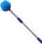 Cobweb Duster with Pole, 4ft Stainless Steel Pole, Medium-Stiff Bristles for Walls and Window Screens