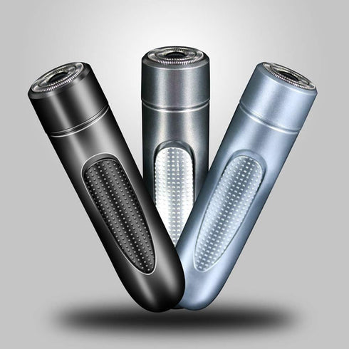 Men's Mini Single Head Electric Razor, Manual Face Shaver for Men