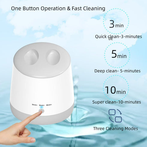 Mottery Ultrasonic Cleaner | Ultrasonic Retainer Cleaner Machine | USB Rechargeable Ultrasonic Machine | Mouth Guard
