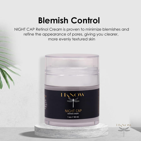 IKNOW NIGHT CAP Retinol Cream Skincare, Pro-Aging Night Cream for Skin Rejuvenation, Hydrating Retinol Moisturizer