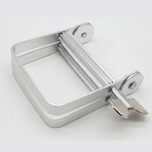 Naroote Toothpaste Squeezer Tube Roller, Multifunctional Metal Toothpaste Tube Squeezer Paint Tube Wringer Tooth