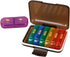HOODANCOS Weekly Pill Organizer Portable Medicine Case with Wear-Resistant Colorful Compartments, Small Travel
