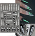 6 Sheets Halloween Nail Art Stickers, Luminous 3D Self Adhesive Glow in The Dark Designs for Halloween Nail Decorations