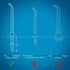 Replacement Heads for Waterpik Water Flosser, 2 Classic Jet Tips, 2 Orthodontic Tips, 2 Plaque Seeker Tips