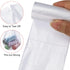 MECCANIXITY Small Trash Bags, 0.5 Gallon Garbage Bags for Desktop Mini Trash Can, 4 Rolls / 120 Counts (White)