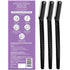 Mom & World ShaveRush Women Precision Face Razors - 5 IN 1 for Instant Hair Removal, Pack of 3