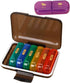 SOPOTUTU Weekly Pill Organizer Portable Pill Storage Case Wear Resistant Medicine Organizer with