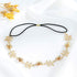 Yalice Gold Leaf Flower Head Chain Hair Headband, Elegant Wedding Hair Accessories for Women (Gold-2)