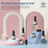 modelones Gel Nail Polish Set, 6 Colors Nude Pink Blue Red for All Seasons Nail Art, Soak Off DIY Home Salon