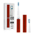 Portable USB Sonic Toothbrush - Red Metallic