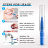 RAZOKO Interdental Brush, Flossing Head Tooth Cleaning Tool (1Pack(2.5mm/3mm)-88pcs)