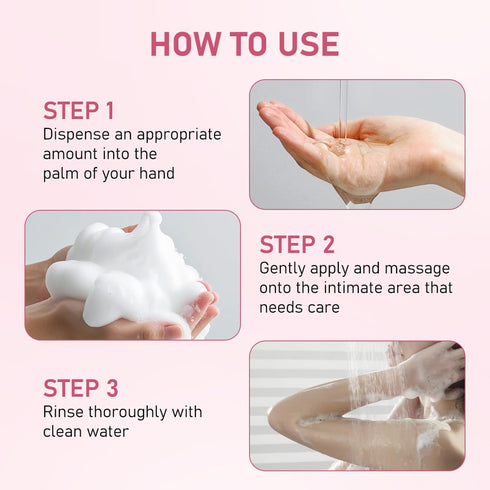 Gypsophila wash,Non-Irritating,6.76 Oz Cranberry Feminine Wash For Intimate Area Hygiene,pH Balance and Vitamin E