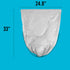 13 Gallon Trash Bags, 250 Count Bulk, Clear Plastic Recycling Garbage Bags for Home, Commercial, and Industrial Use