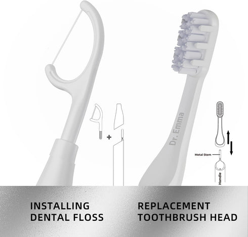 Floss Picks, Replaceable Floss Head for Electric Flosser, 150 Count, Teeth Cleaning Kit
