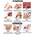 RikView French Press on Nails, Oval Glossy Fake Nails Short White False Nails Full Cover Prom Nails for Women and Girls
