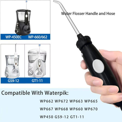 JDHAVMOS Wp100, Wp-450, Wp-660, Wp-900 Replacement Handle and Hose Compatible with Waterpik Ultra Water Flosser Oral