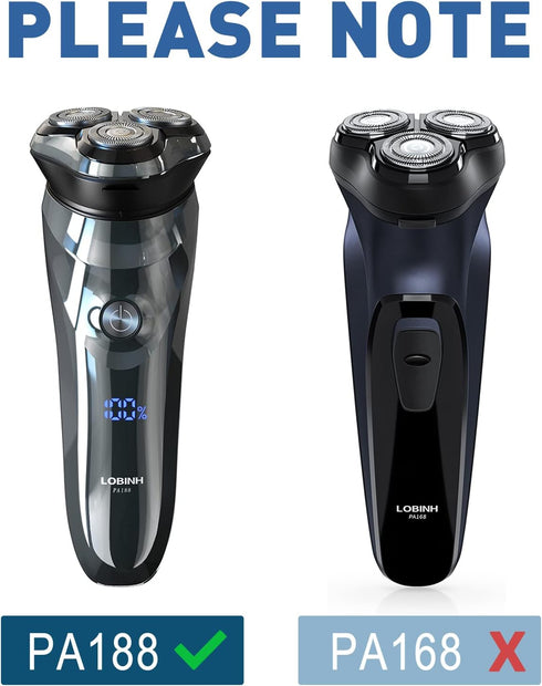 Replacement Shaver Head for PA188 Electric Razor - PB188