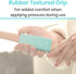 Vive Lotion Applicator for Back, Feet (17.5") - Self Washer Beauty Shower Sponge, Long Handle Cream Wand for Elderly,